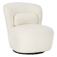 Monty Boucl&eacute; Swivel Armchair